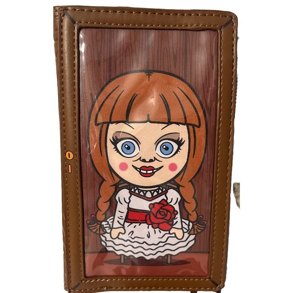 Loungefly Annabelle The Conjuring Figural Cosplay Mini Backpack Bag & Wallet New main image 6